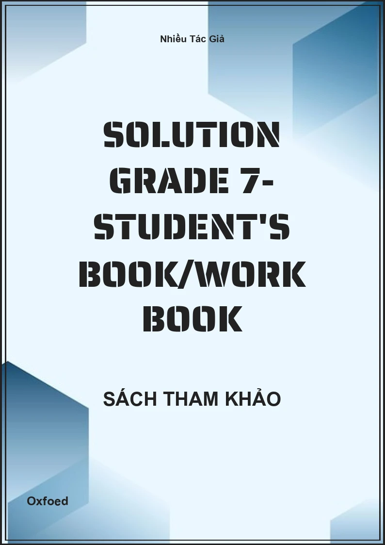 Solution Grade 7- Student's Book/Work Book