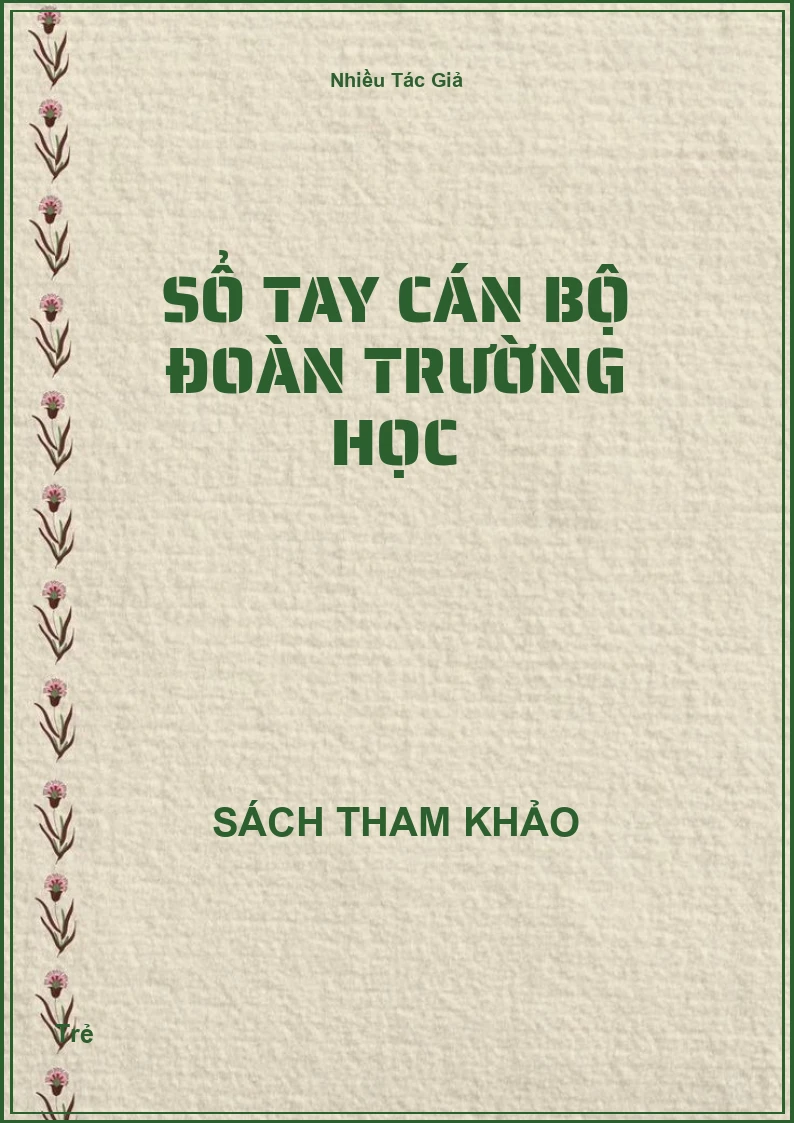 Sổ Tay Cán Bộ Đoàn Trường Học