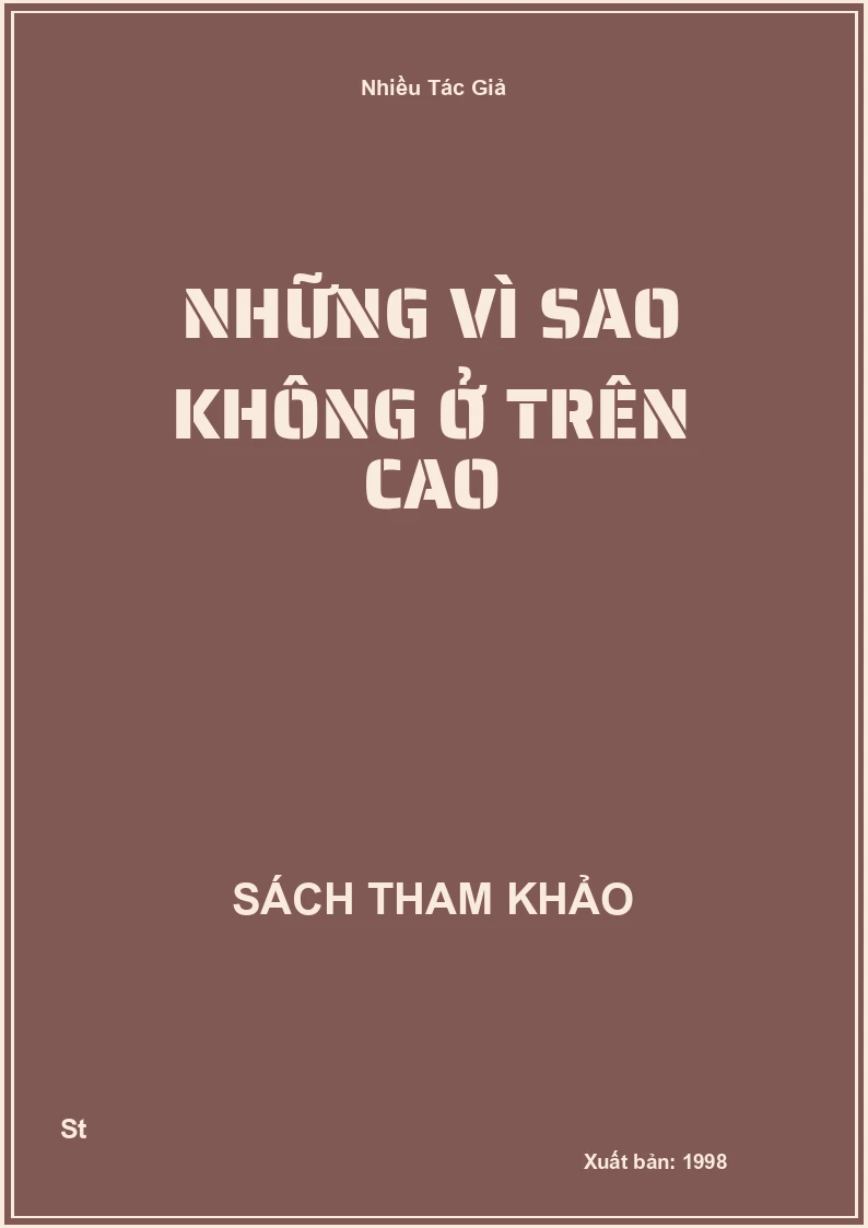 Những Vì Sao Không Ở Trên Cao