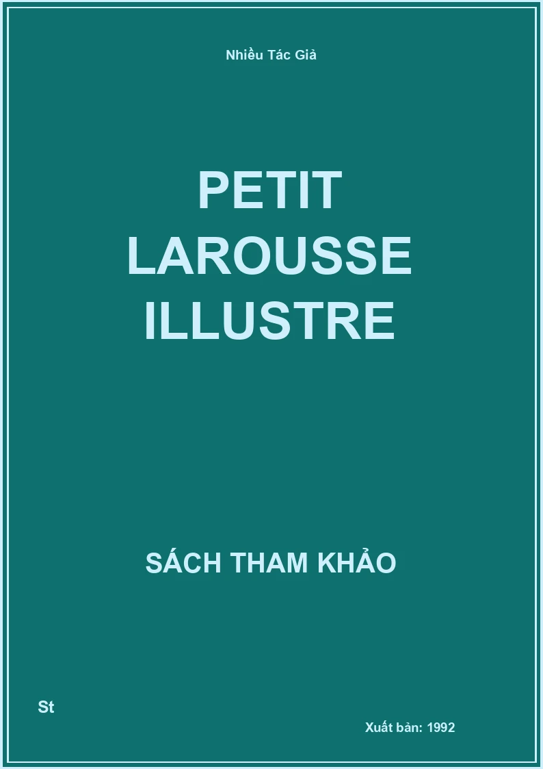 Petit Larousse Illustre