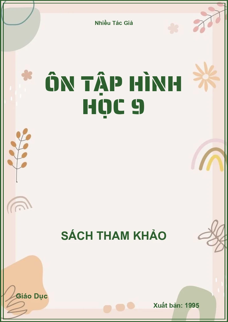 Ôn Tập Hình Học 9