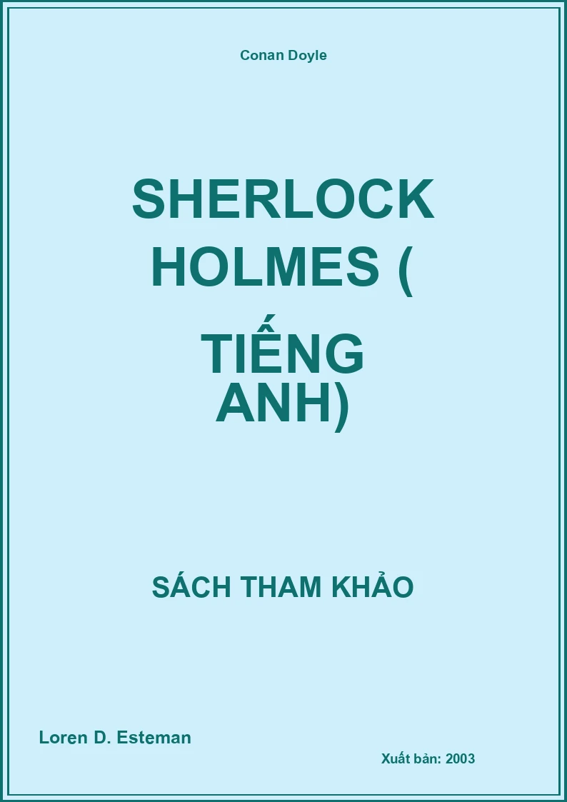 Sherlock Holmes ( Tiếng Anh)