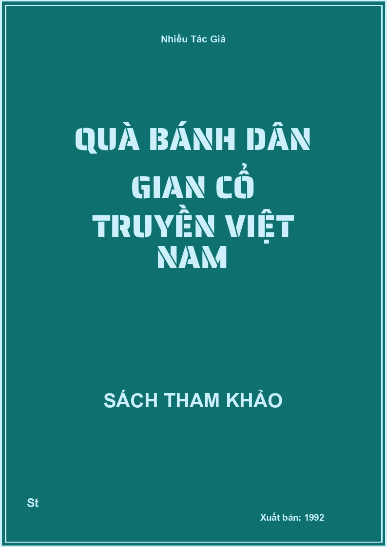 Quà Bánh Dân Gian Cổ Truyền Việt Nam