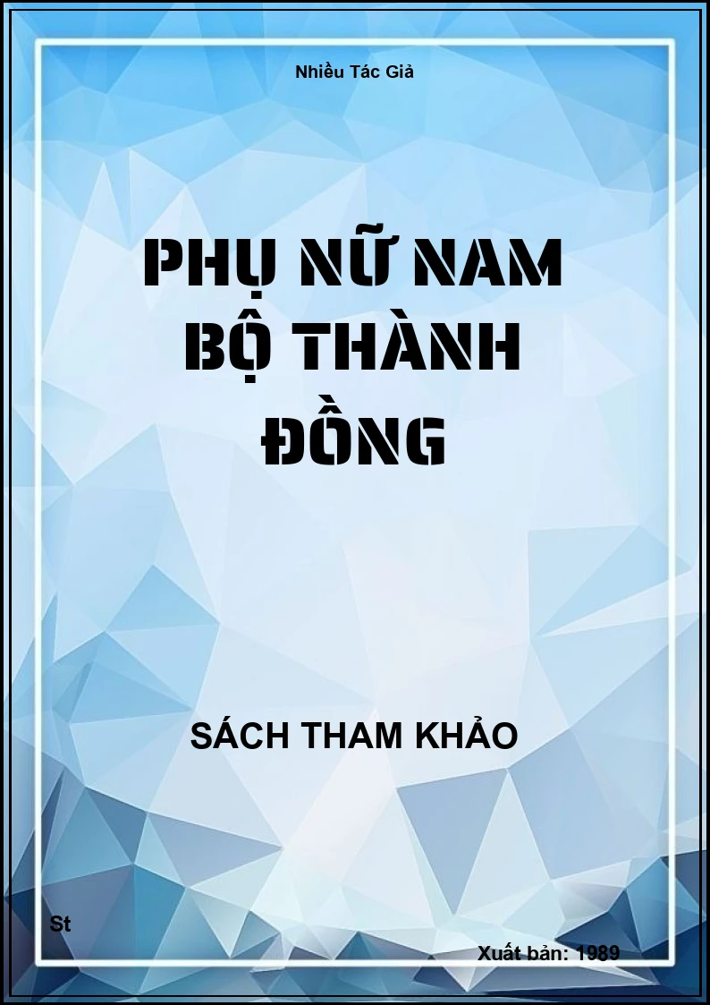 Phụ Nữ Nam Bộ Thành Đồng