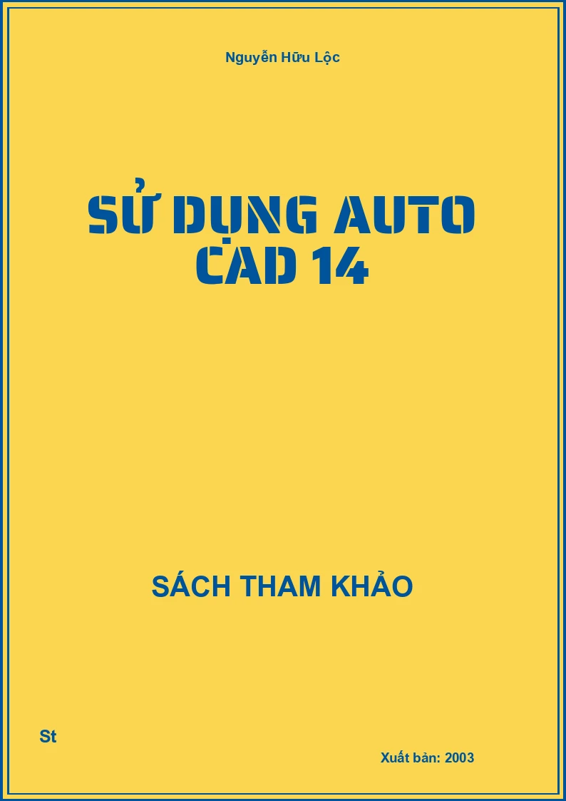 Sử Dụng Auto Cad 14