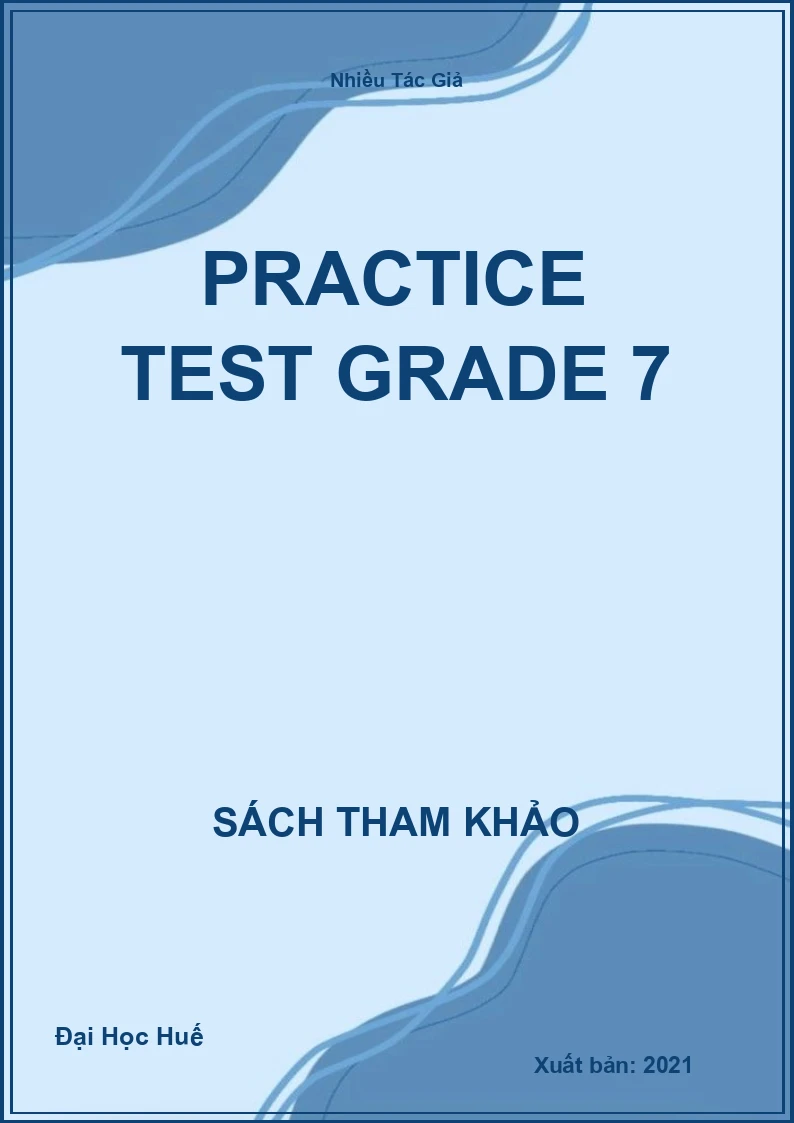 Practice Test Grade 7