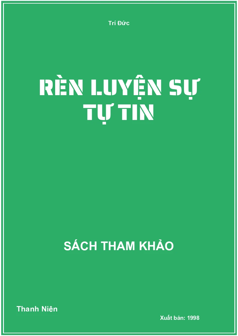 Rèn Luyện Sự Tự Tin