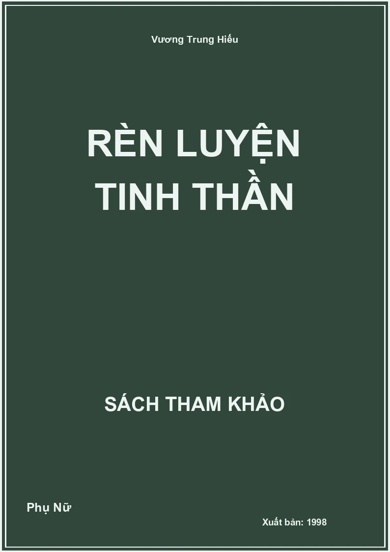 Rèn Luyện Tinh Thần