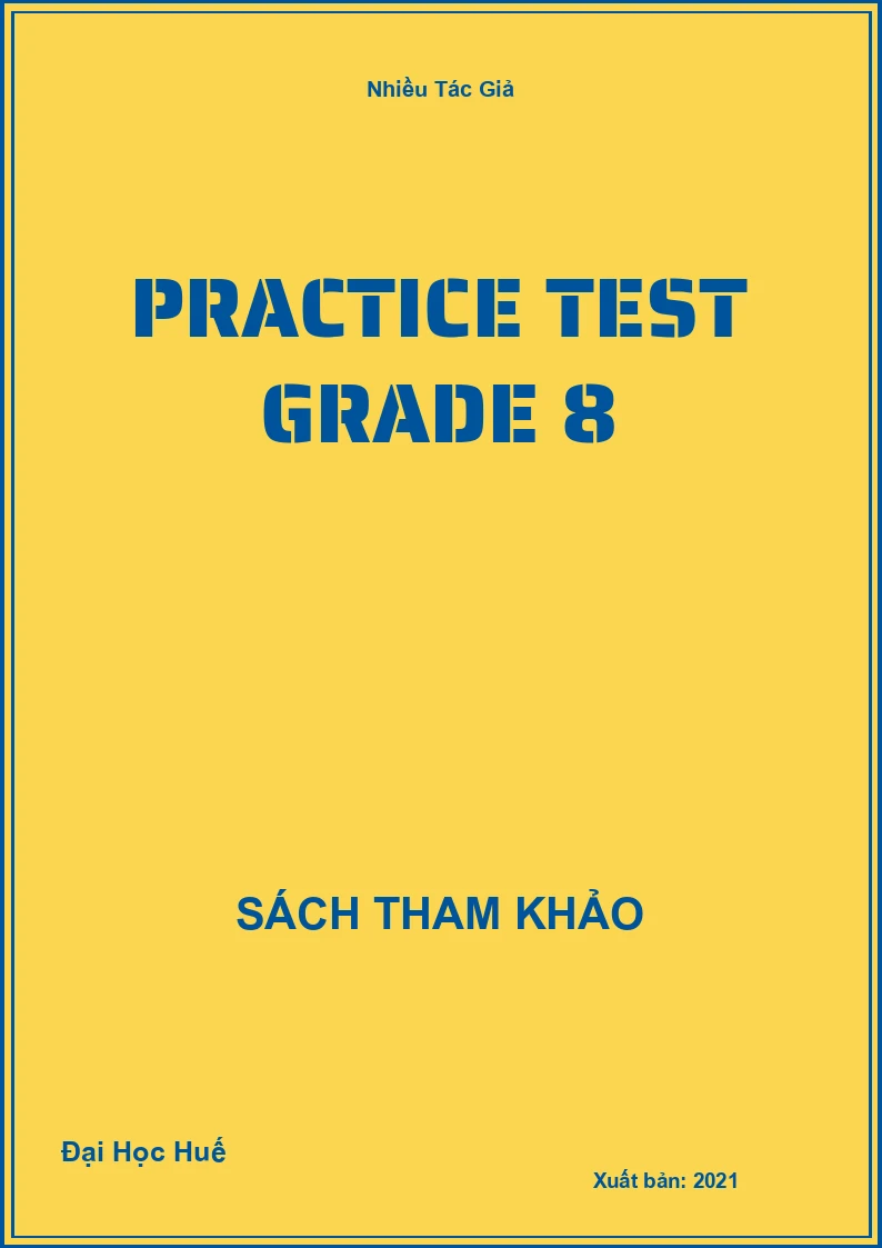 Practice Test Grade 8