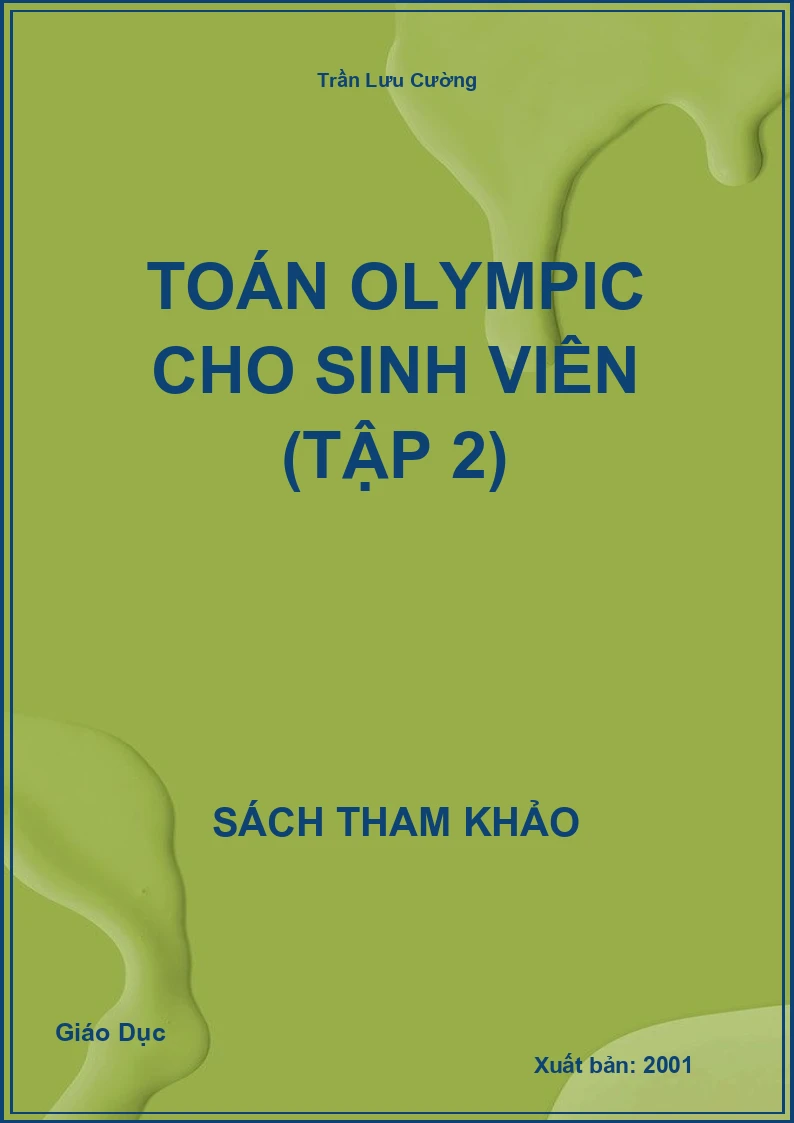 Toán Olympic Cho Sinh Viên (Tập 2)