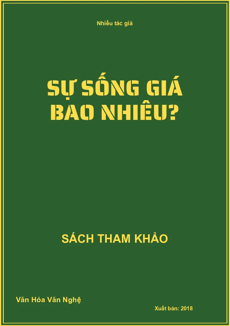 Sự Sống Giá Bao Nhiêu?