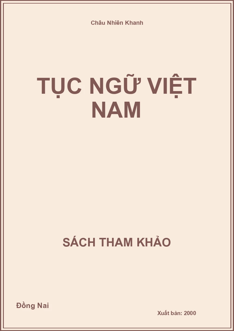Tục Ngữ Việt Nam