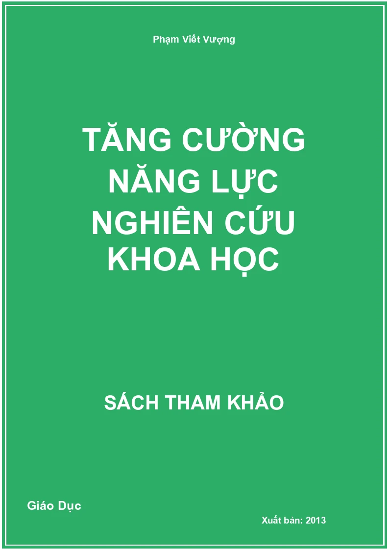 Tăng Cường Năng Lực Nghiên Cứu Khoa Học