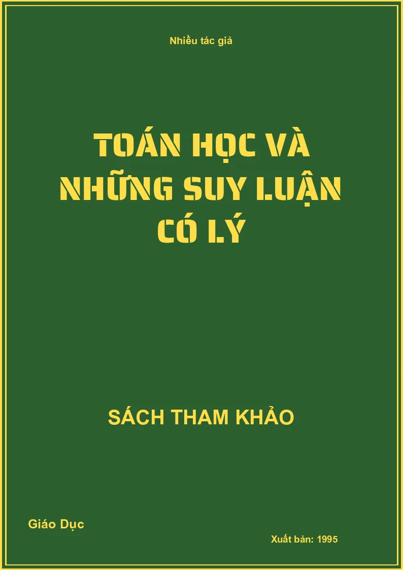 Toán Học Và Những Suy Luận Có Lý