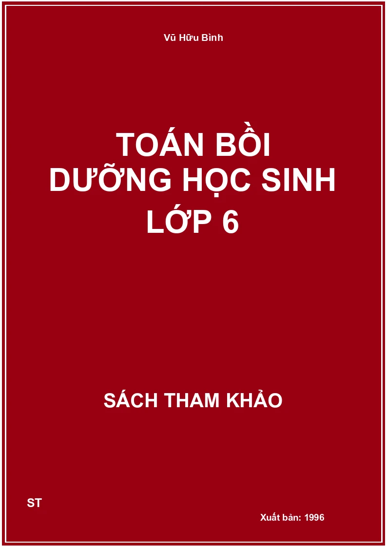 Toán Bồi Dưỡng Học Sinh Lớp 6