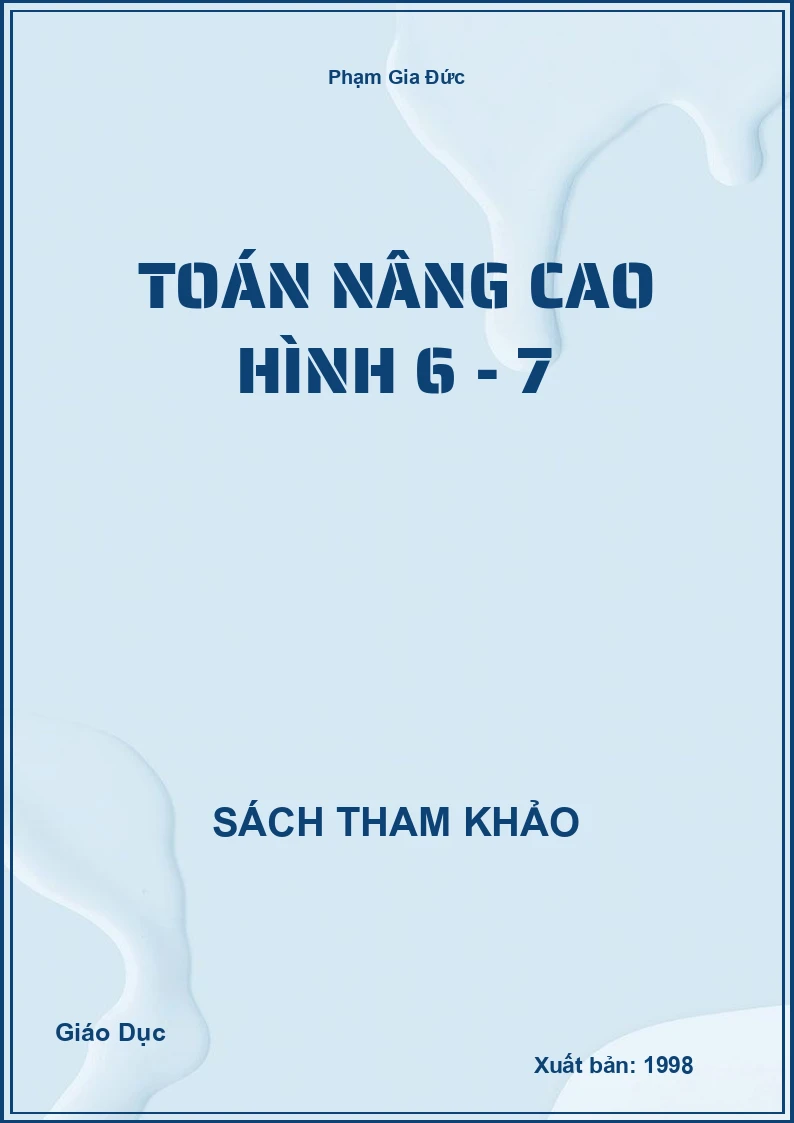 Toán Nâng Cao Hình 6 - 7