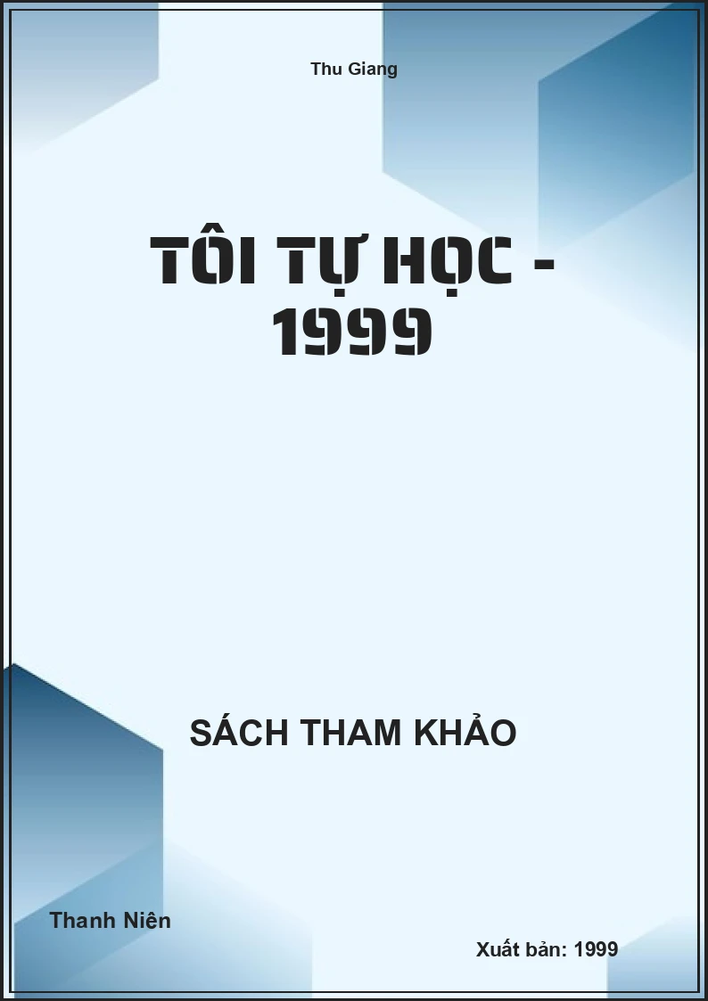 Tôi Tự Học - 1999