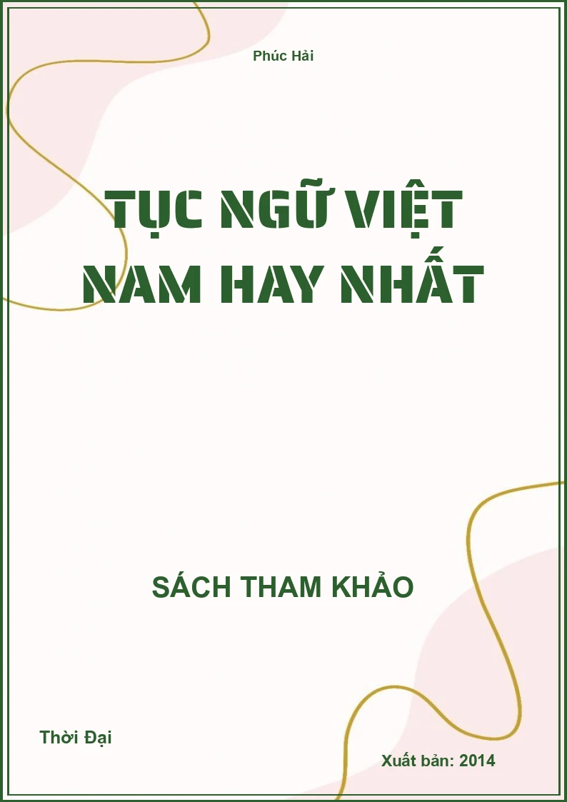 Tục Ngữ Việt Nam Hay Nhất