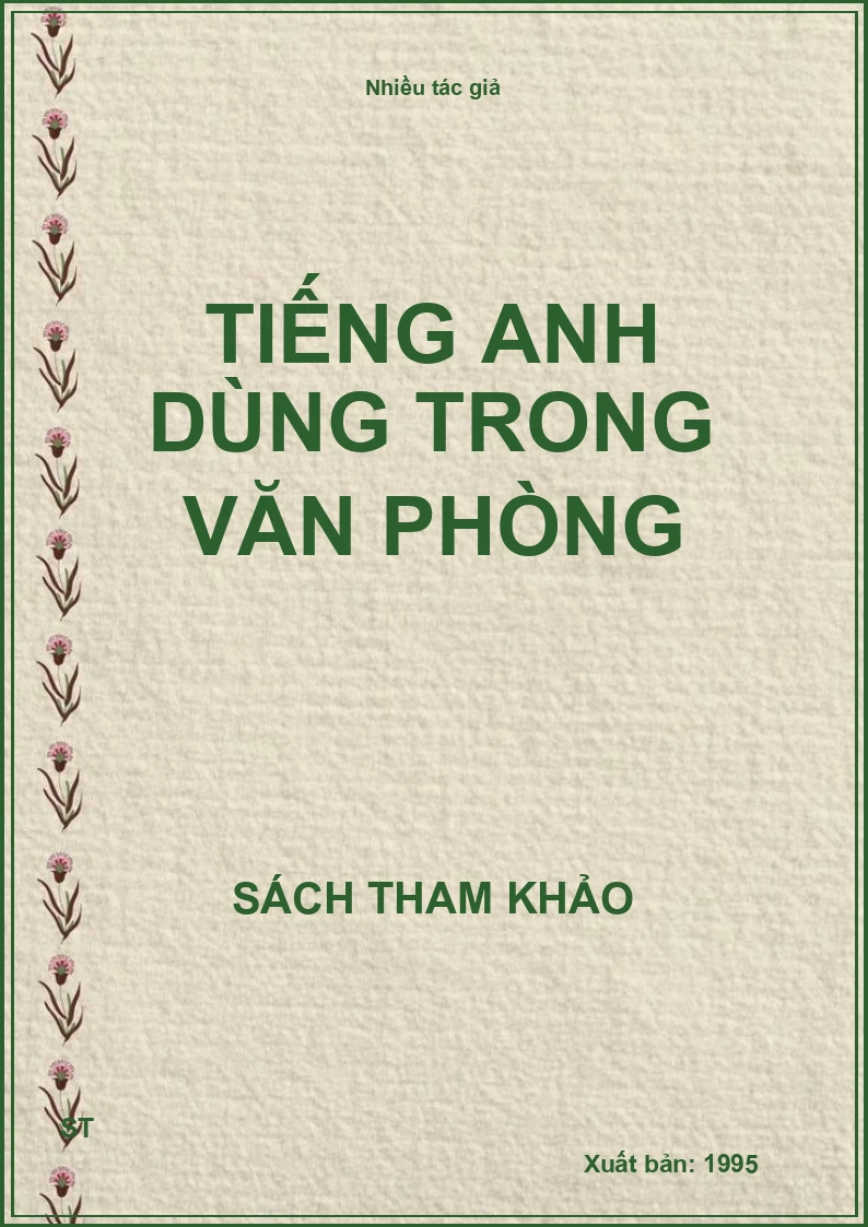 Tiếng Anh Dùng Trong Văn Phòng