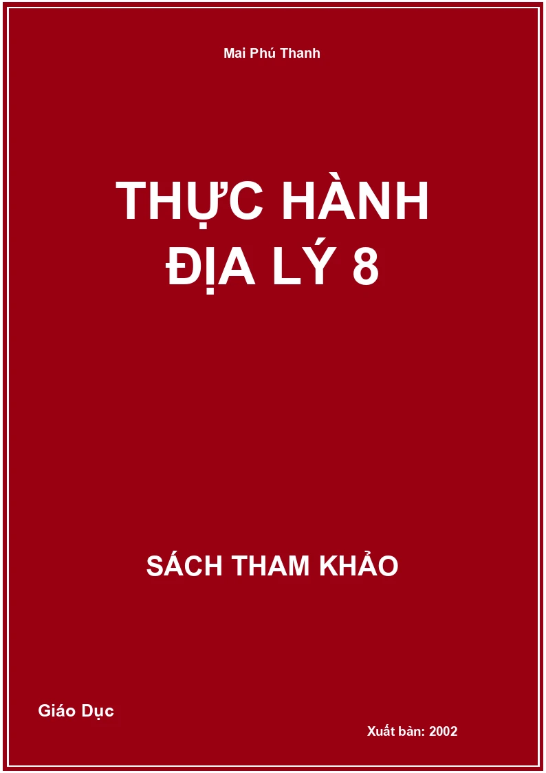 Thực Hành Địa Lý 8