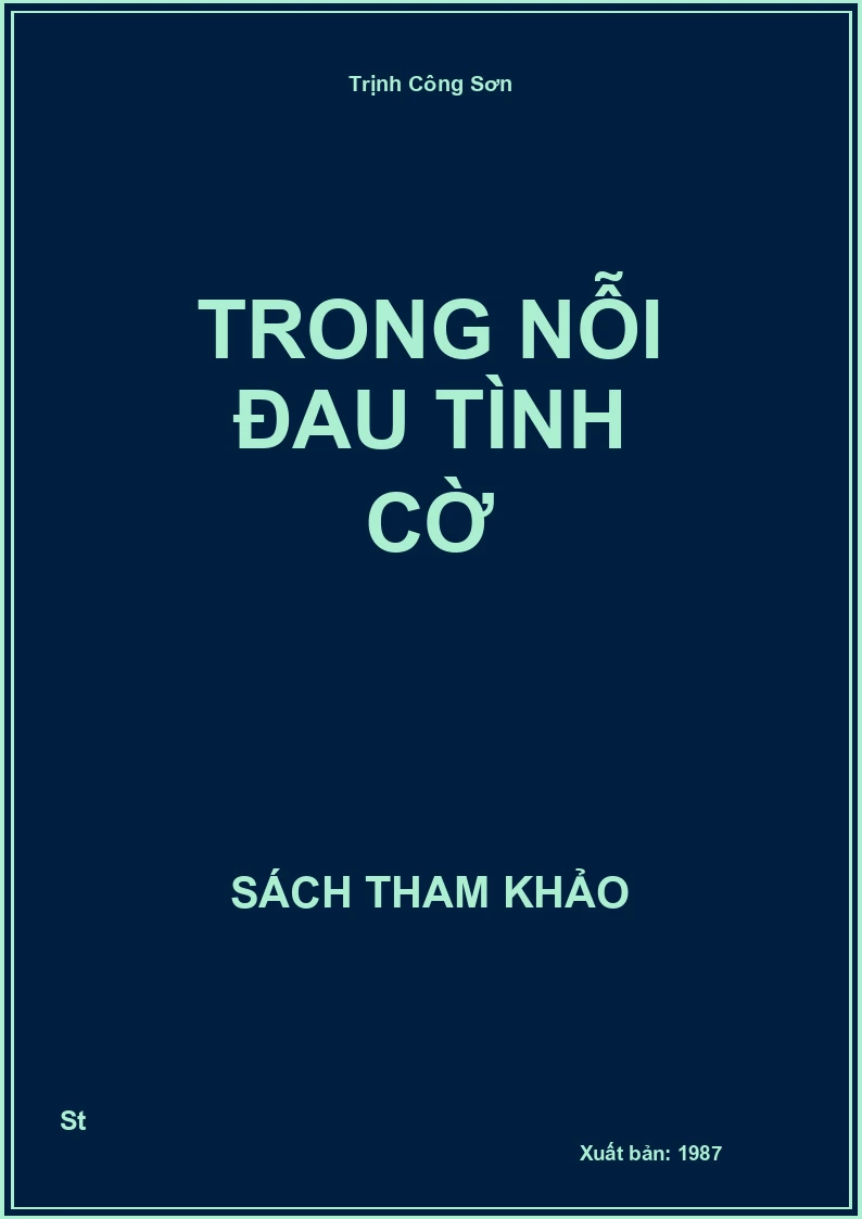 Trong Nỗi Đau Tình Cờ