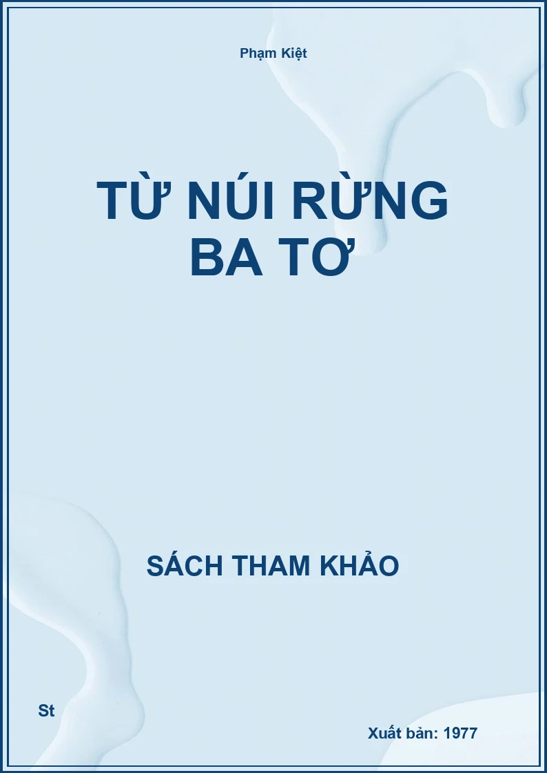 Từ Núi Rừng Ba Tơ