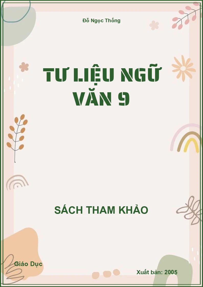 Tư Liệu Ngữ Văn 9