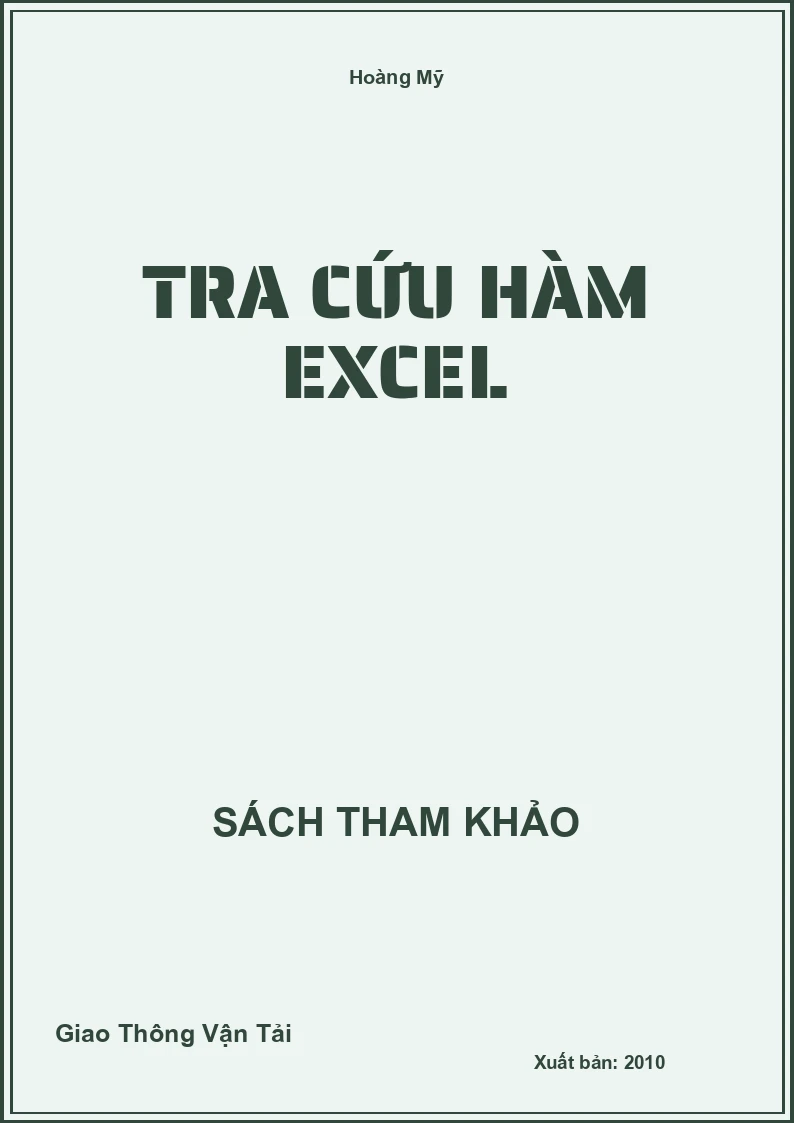 Tra Cứu Hàm Excel
