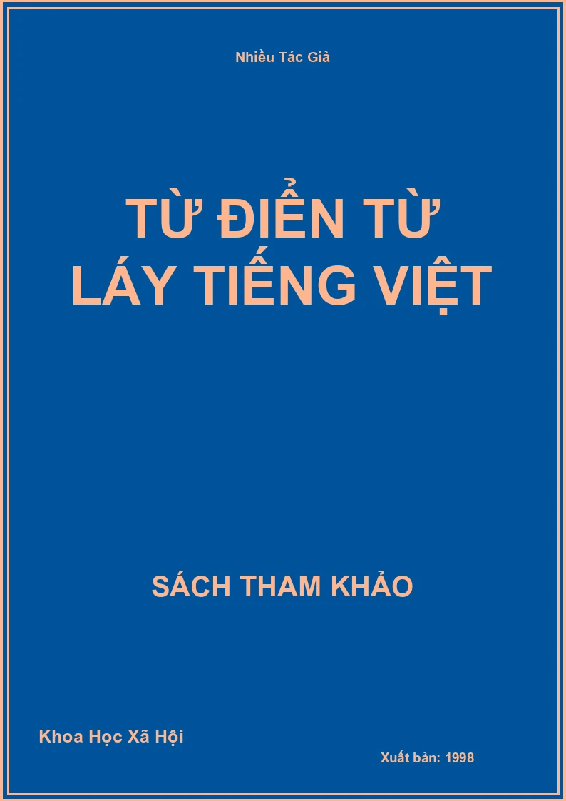 Từ Điển Từ Láy Tiếng Việt