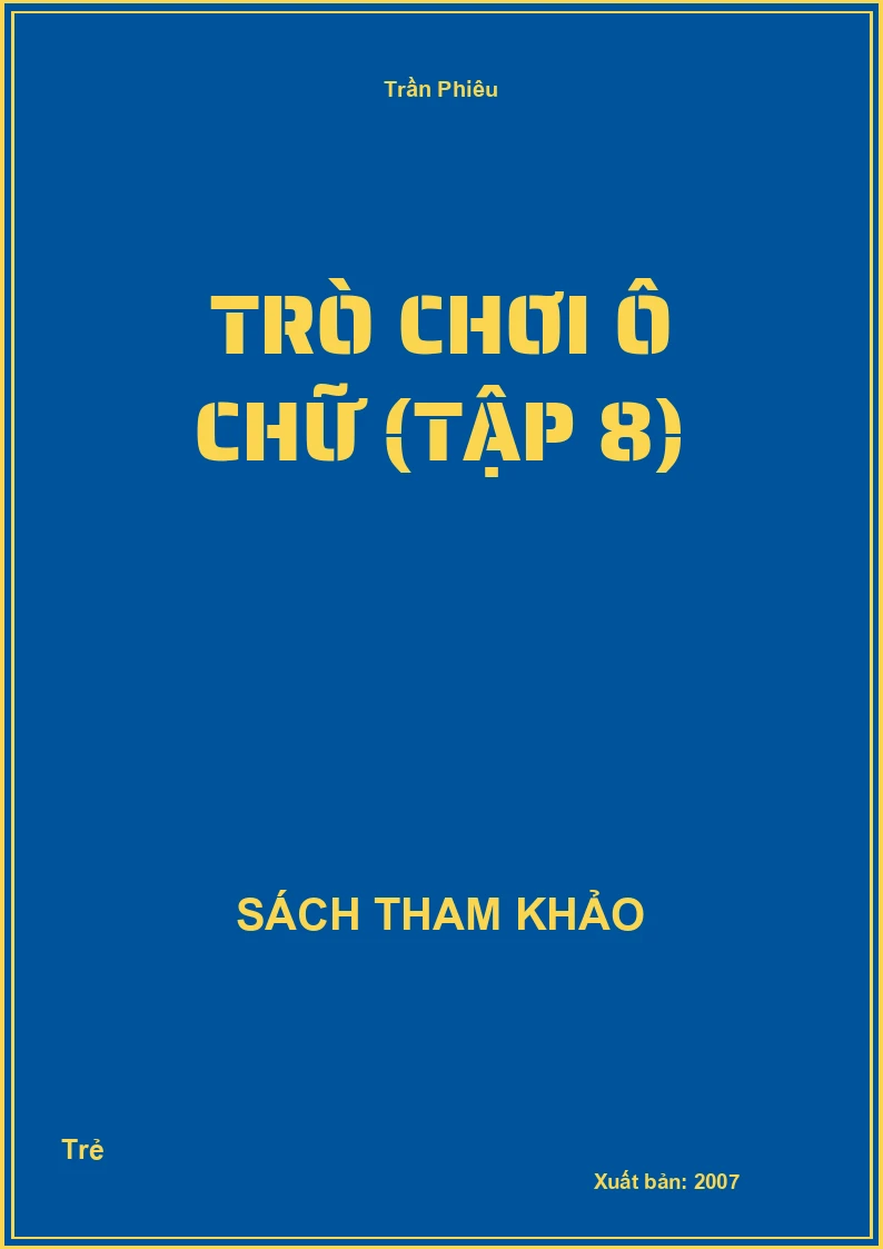 Trò Chơi Ô Chữ (Tập 8)