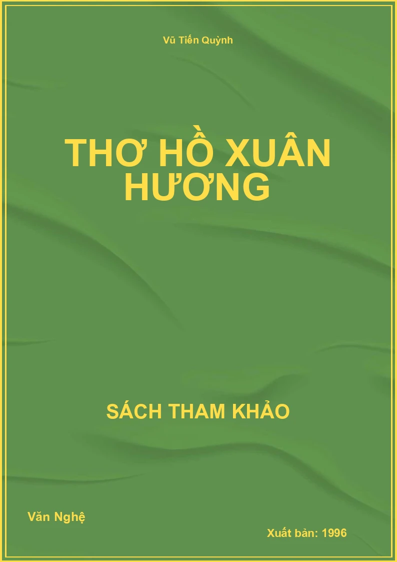 Thơ Hồ Xuân Hương