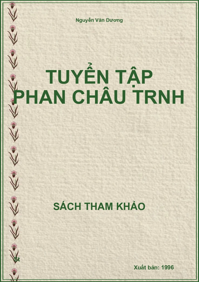 Tuyển Tập Phan Châu Trinh
