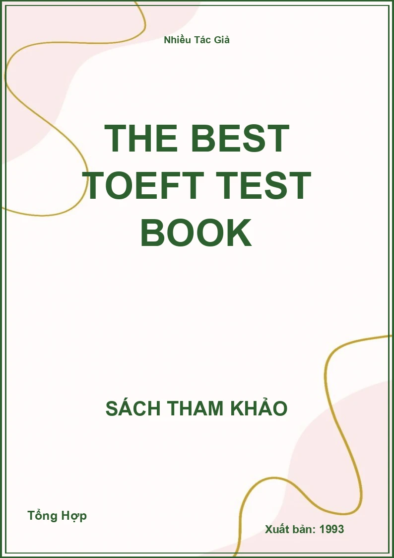 The Best Toeft Test Book
