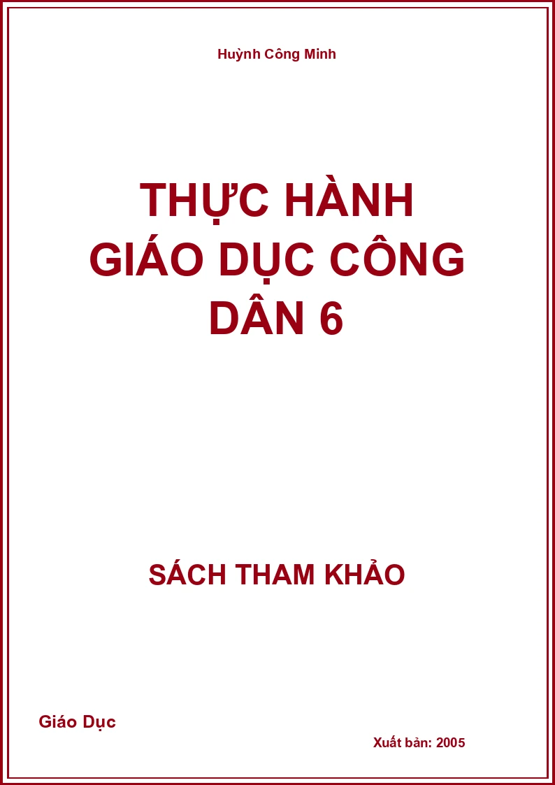 Thực Hành Giáo Dục Công Dân 6