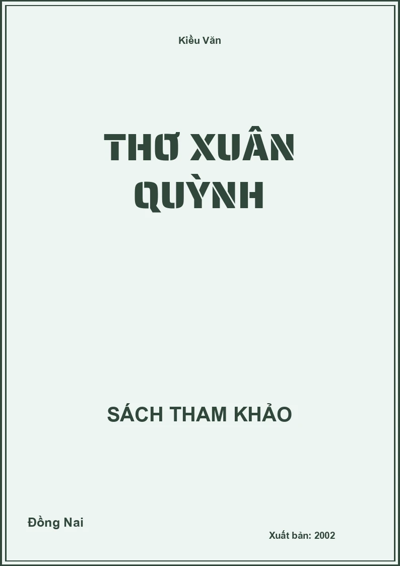 Thơ Xuân Quỳnh
