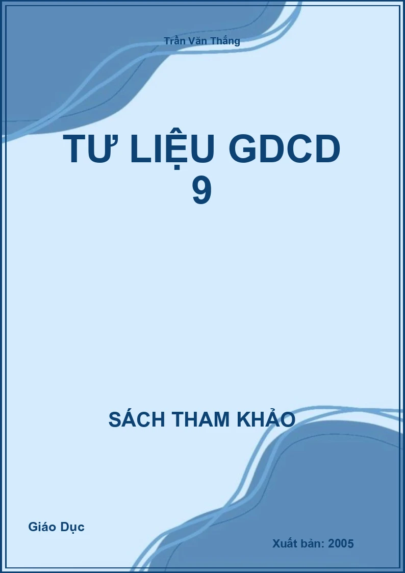Tư Liệu Gdcd 9