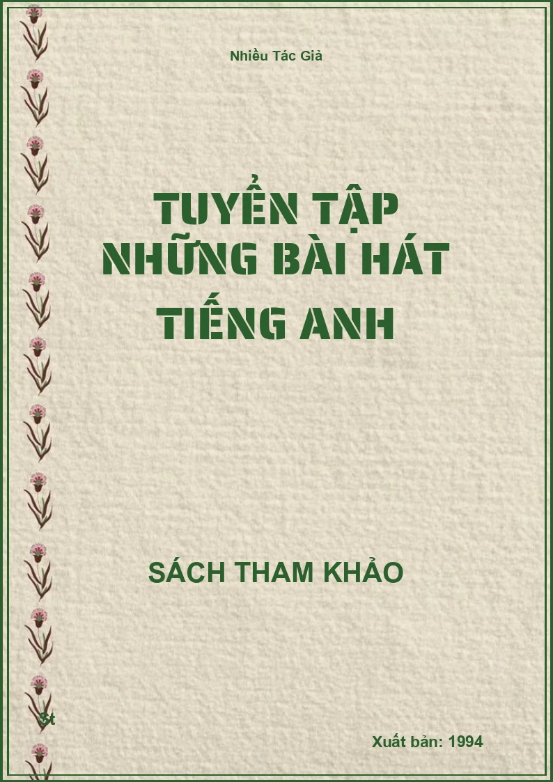 Tuyển Tập Những Bài Hát Tiếng Anh