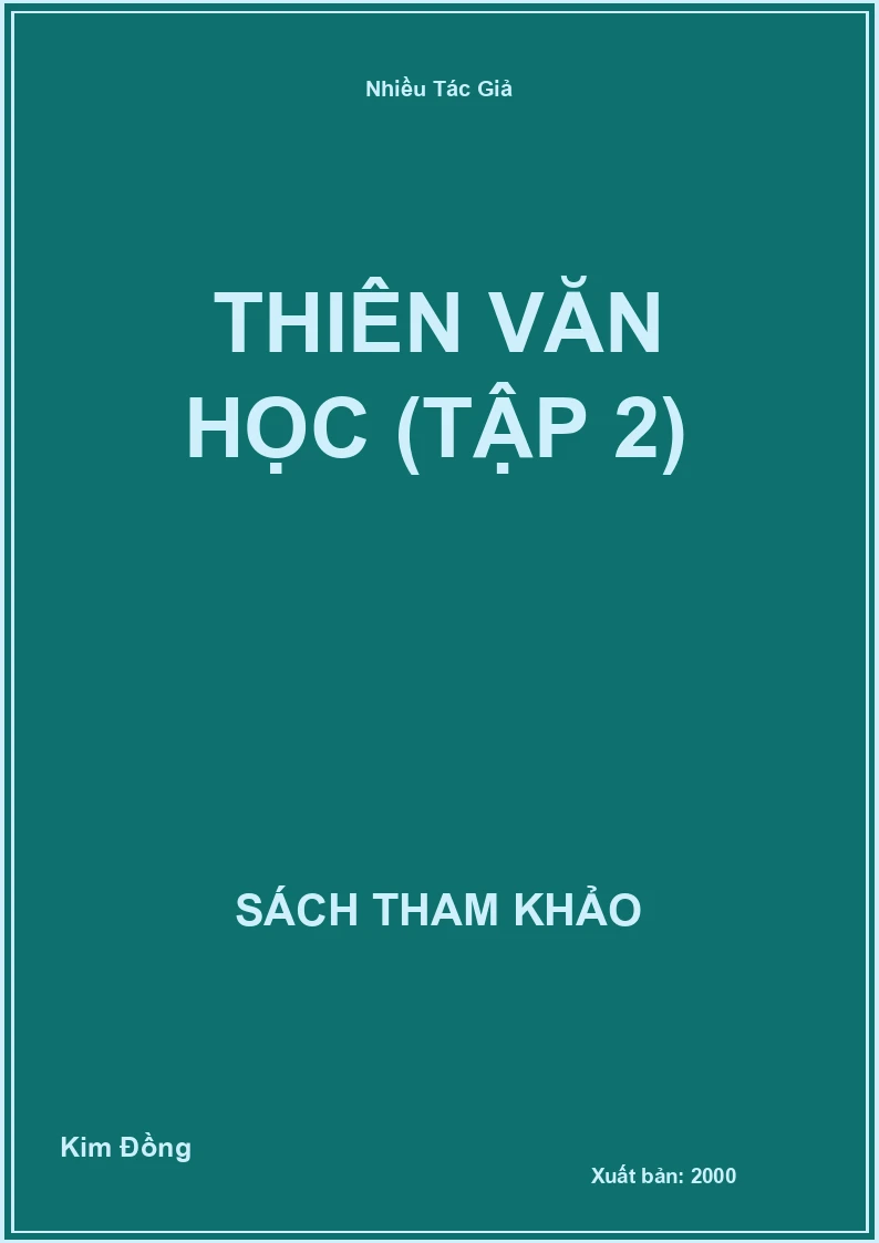 Thiên Văn Học (Tập 2)