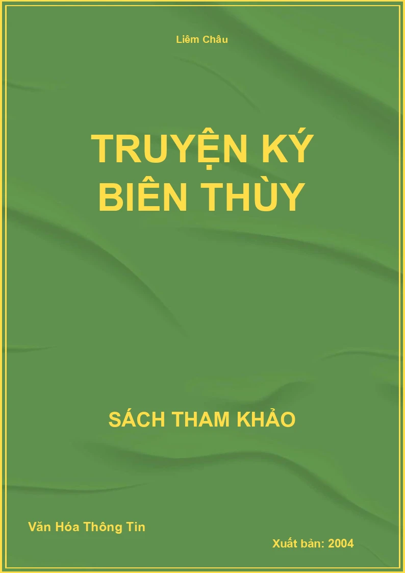 Truyện Ký Biên Thùy