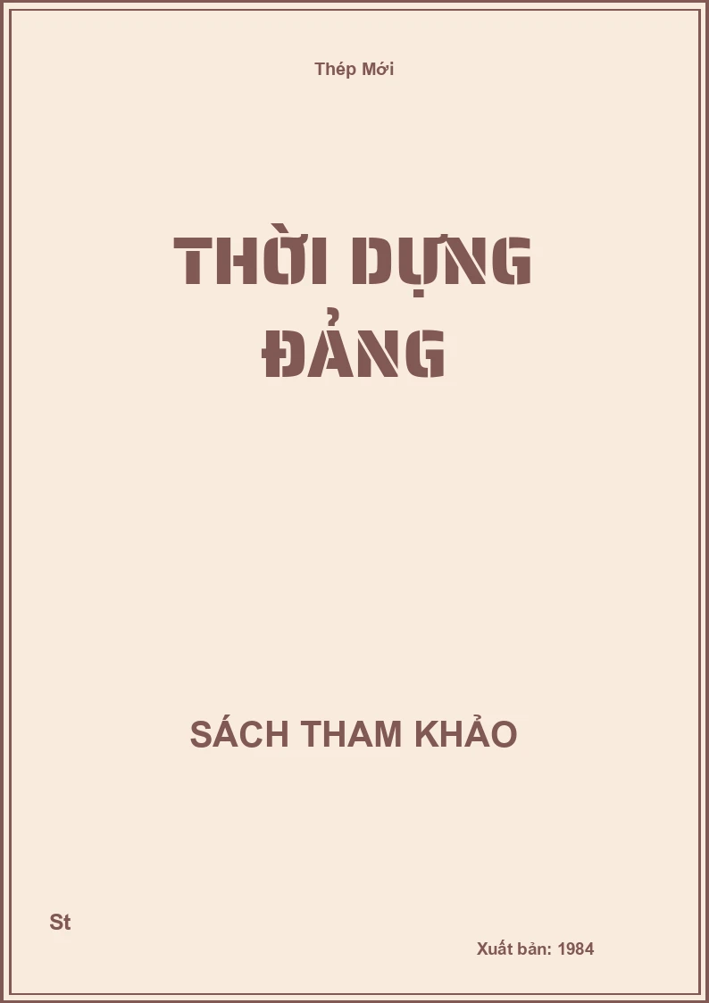 Thời Dựng Đảng