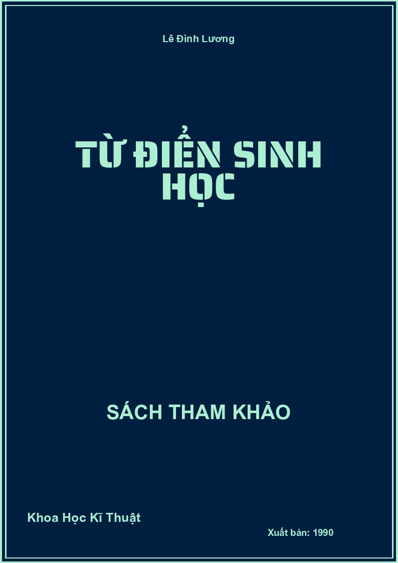 Từ Điển Sinh Học