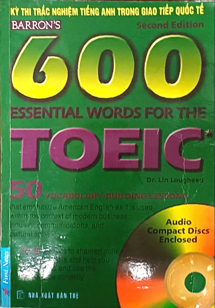 600 Essential word for the Toeic