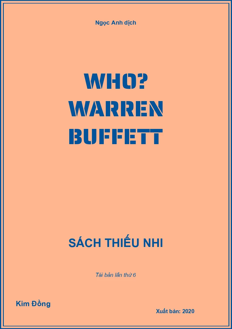 Who? Warren Buffett