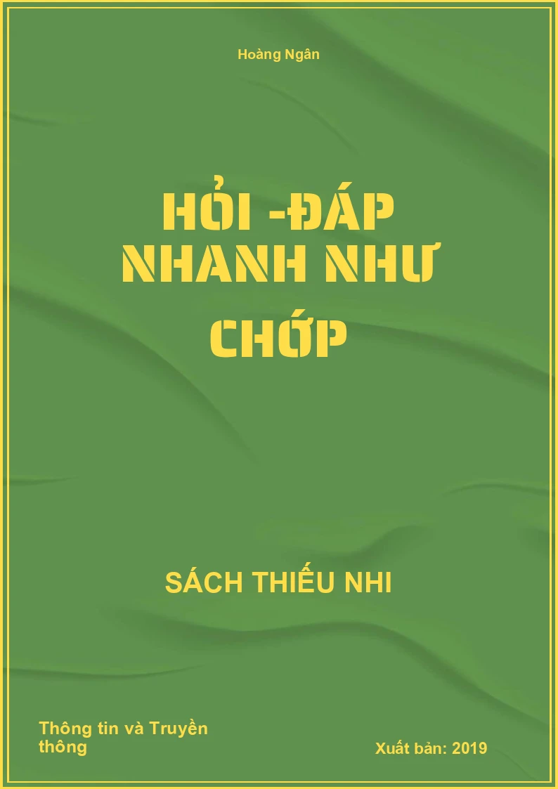 Hỏi -đáp nhanh như chớp