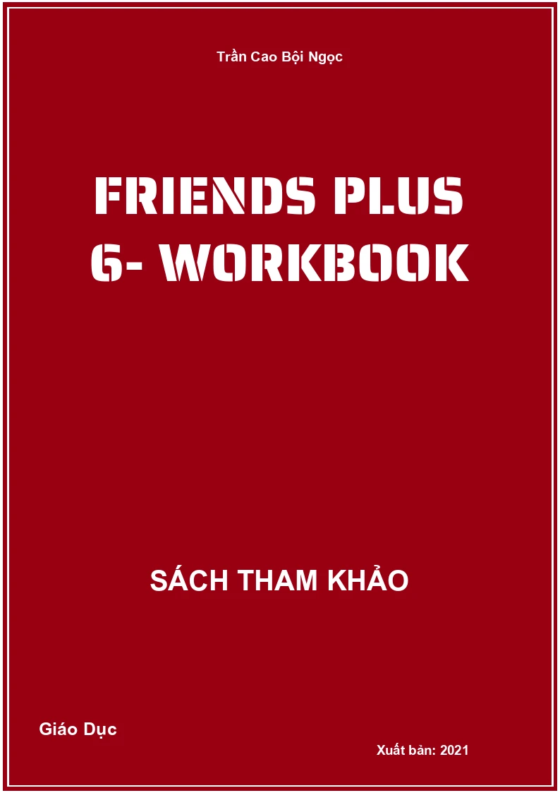 Friends Plus 6- Workbook
