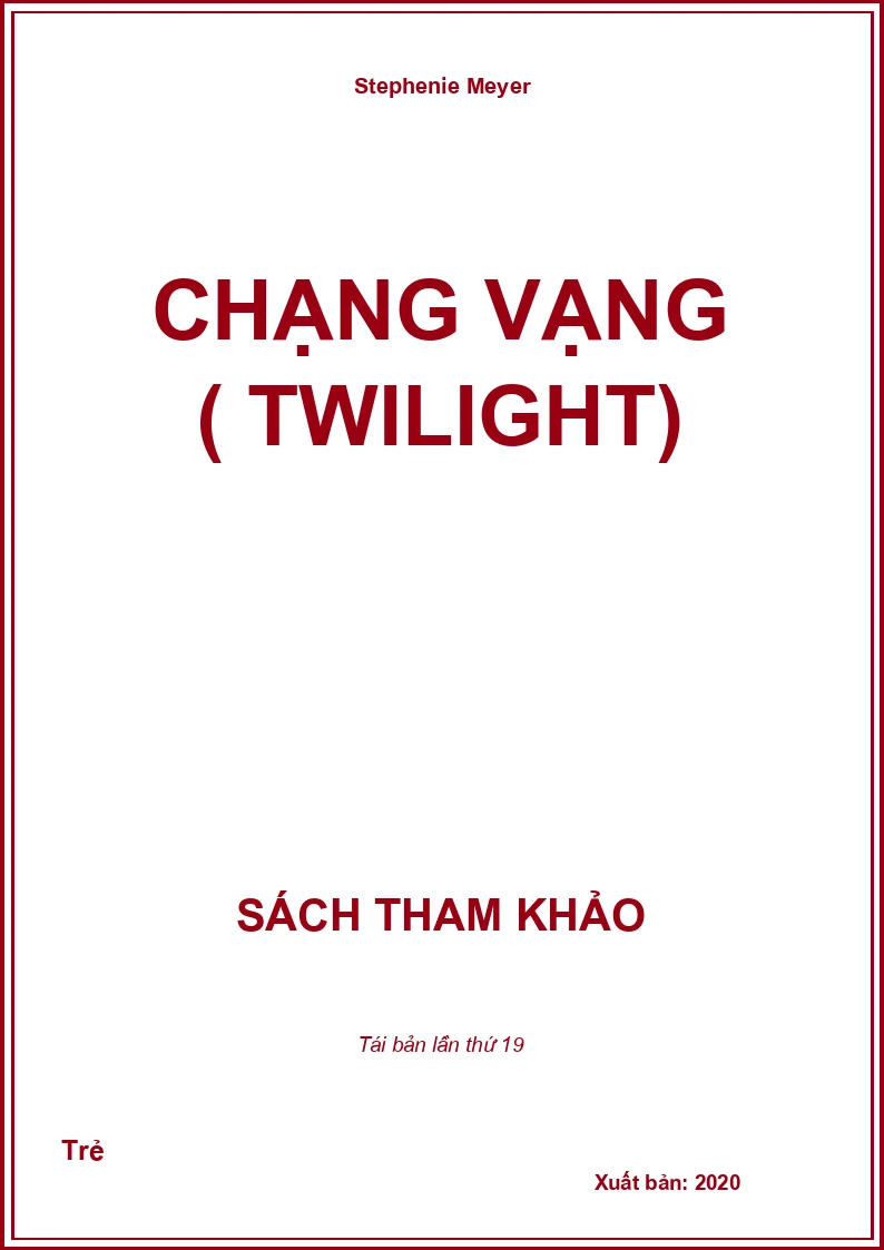 Chạng vạng ( Twilight)