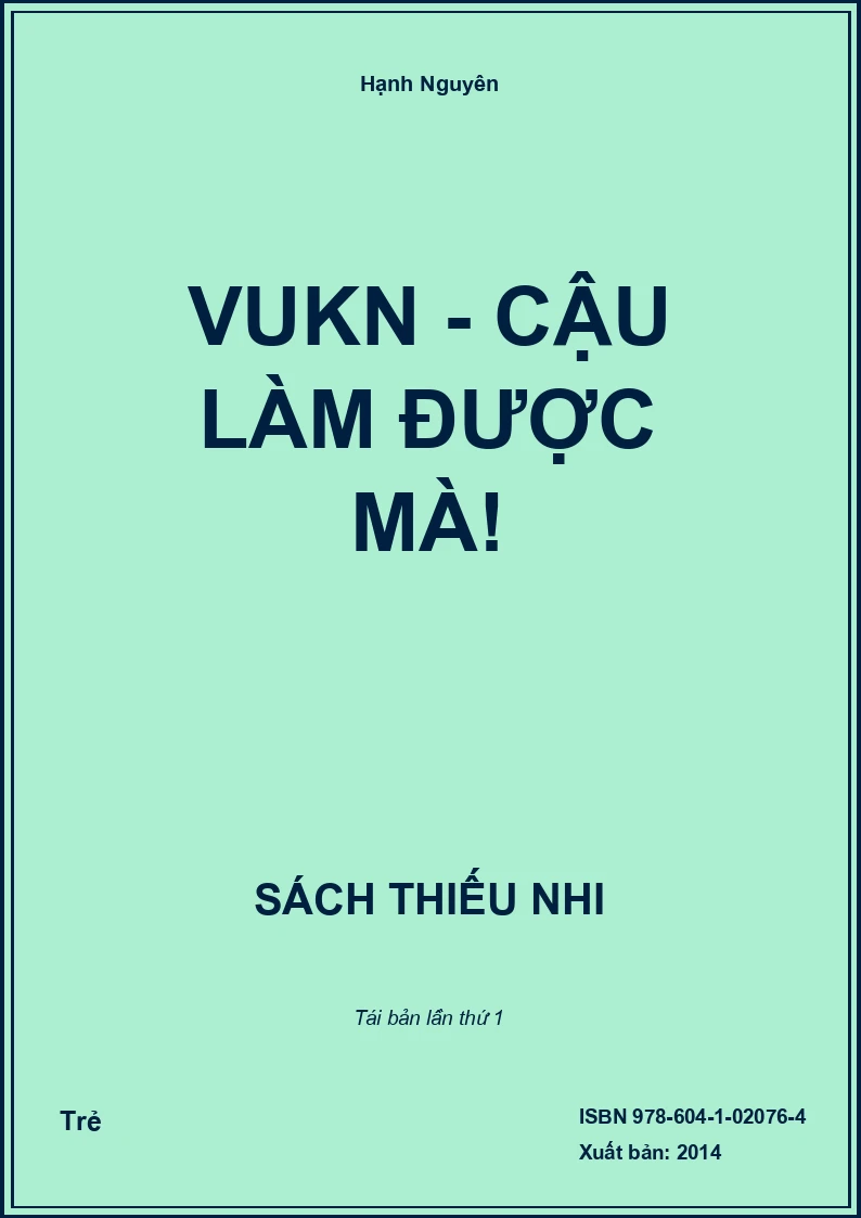 VUKN - Cậu làm được mà!