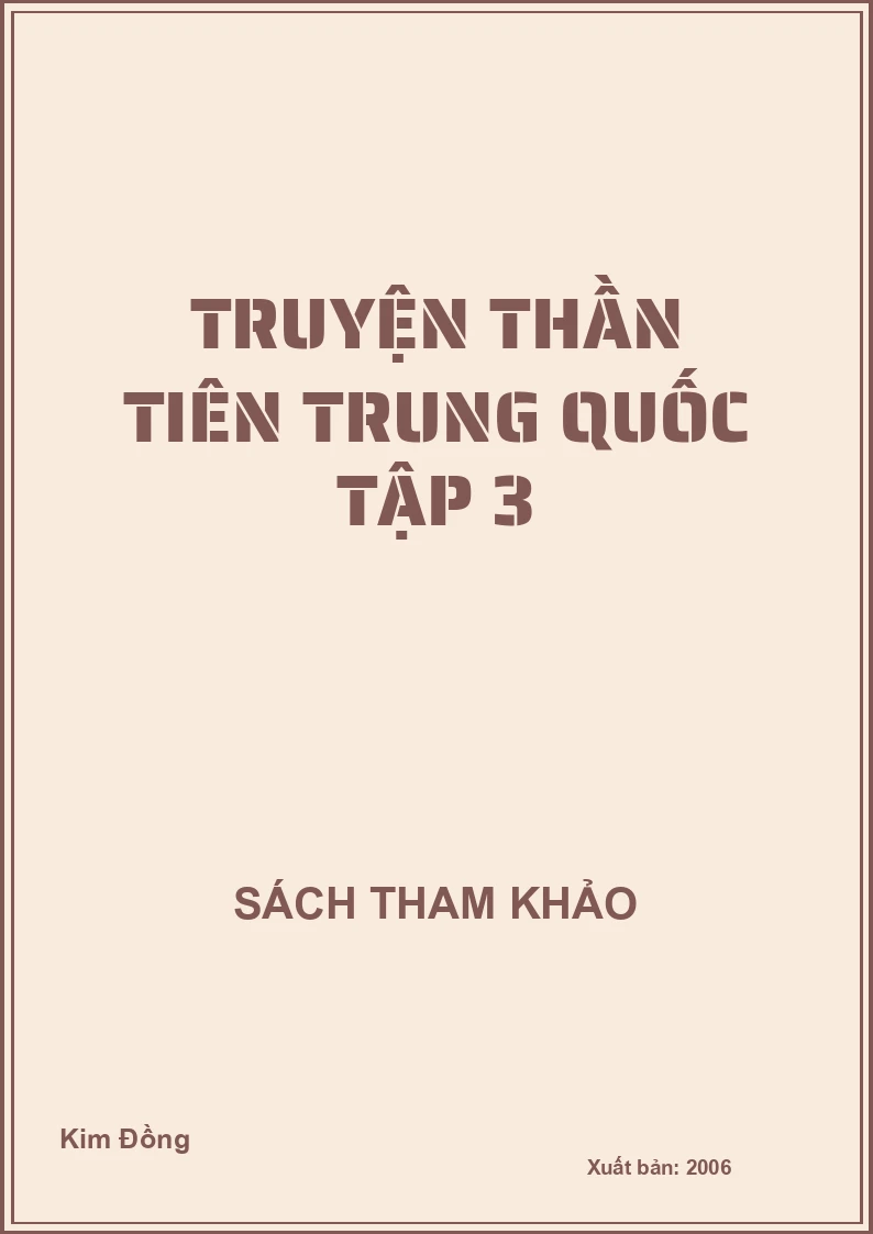 Truyện thần tiên Trung Quốc tập 3