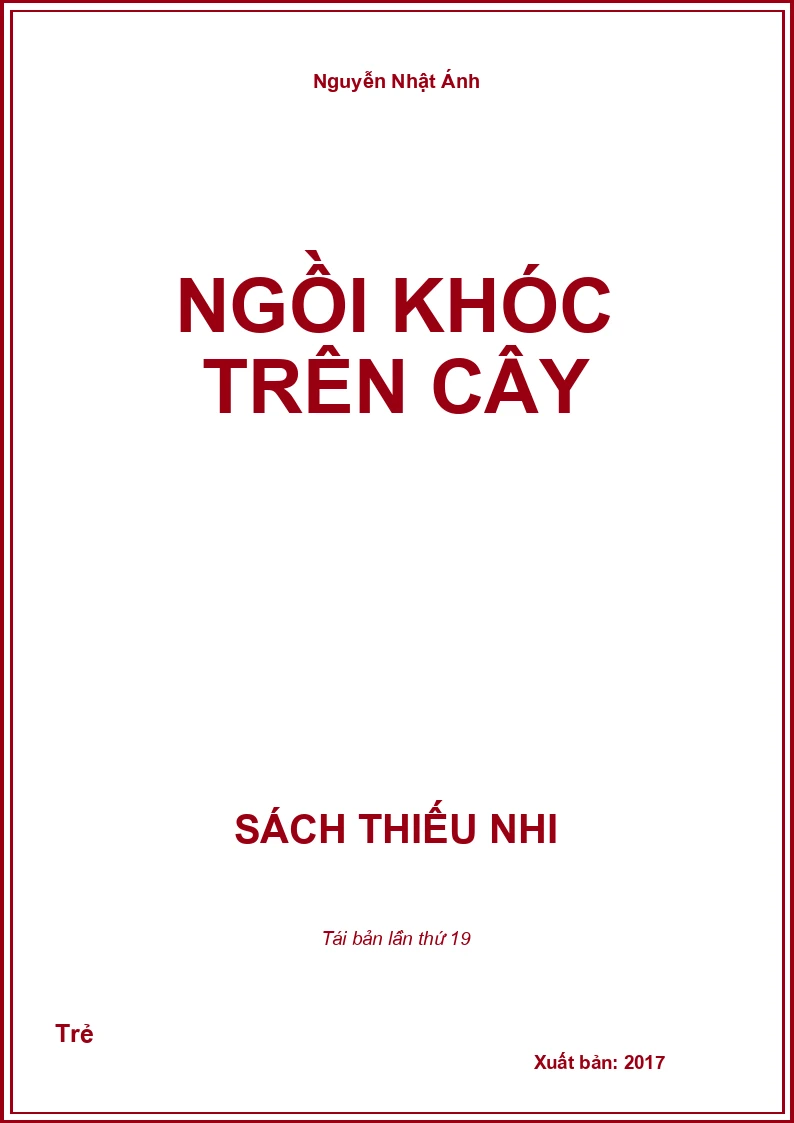 Ngồi khóc trên cây
