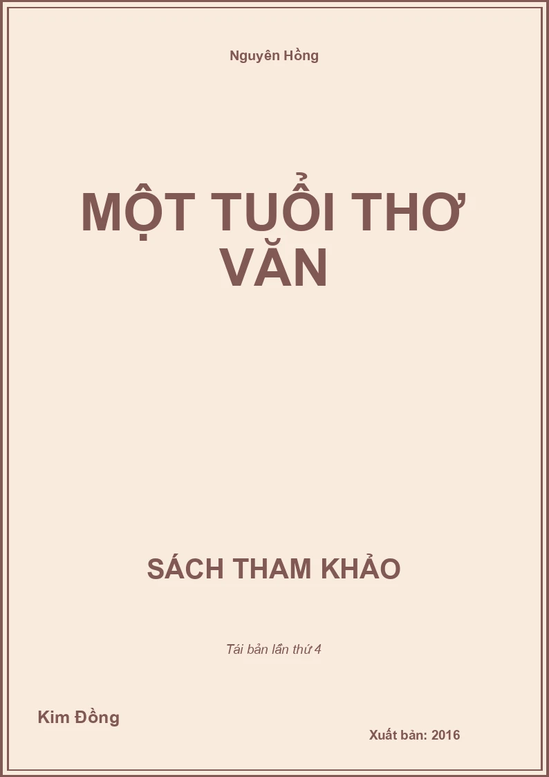 Một tuổi thơ văn